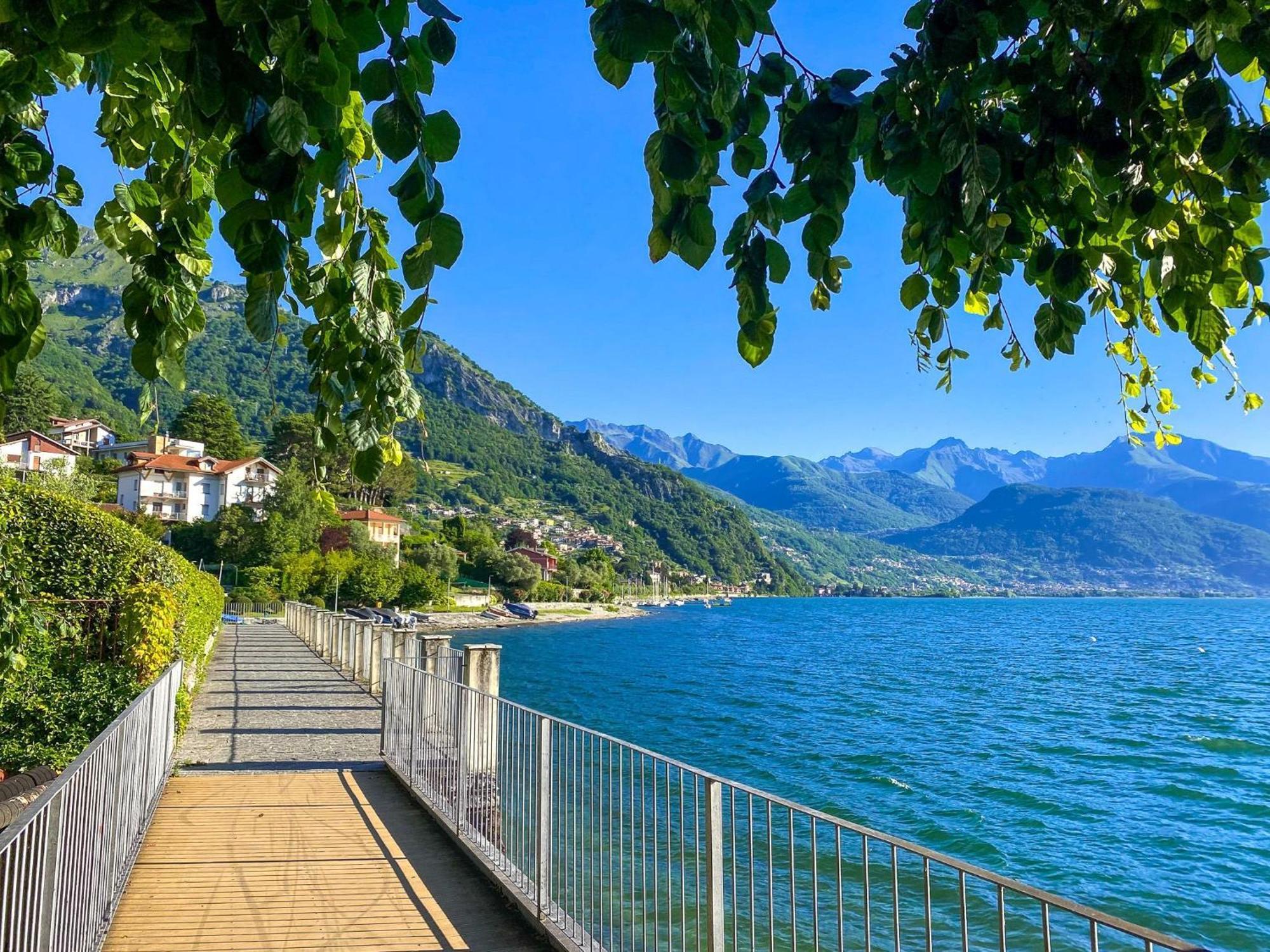 Tre Terre Ferienwohnung Pianello Del Lario Exteriör bild