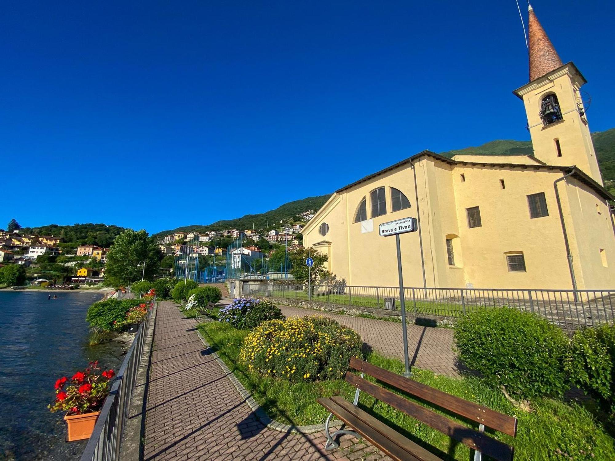 Tre Terre Ferienwohnung Pianello Del Lario Exteriör bild